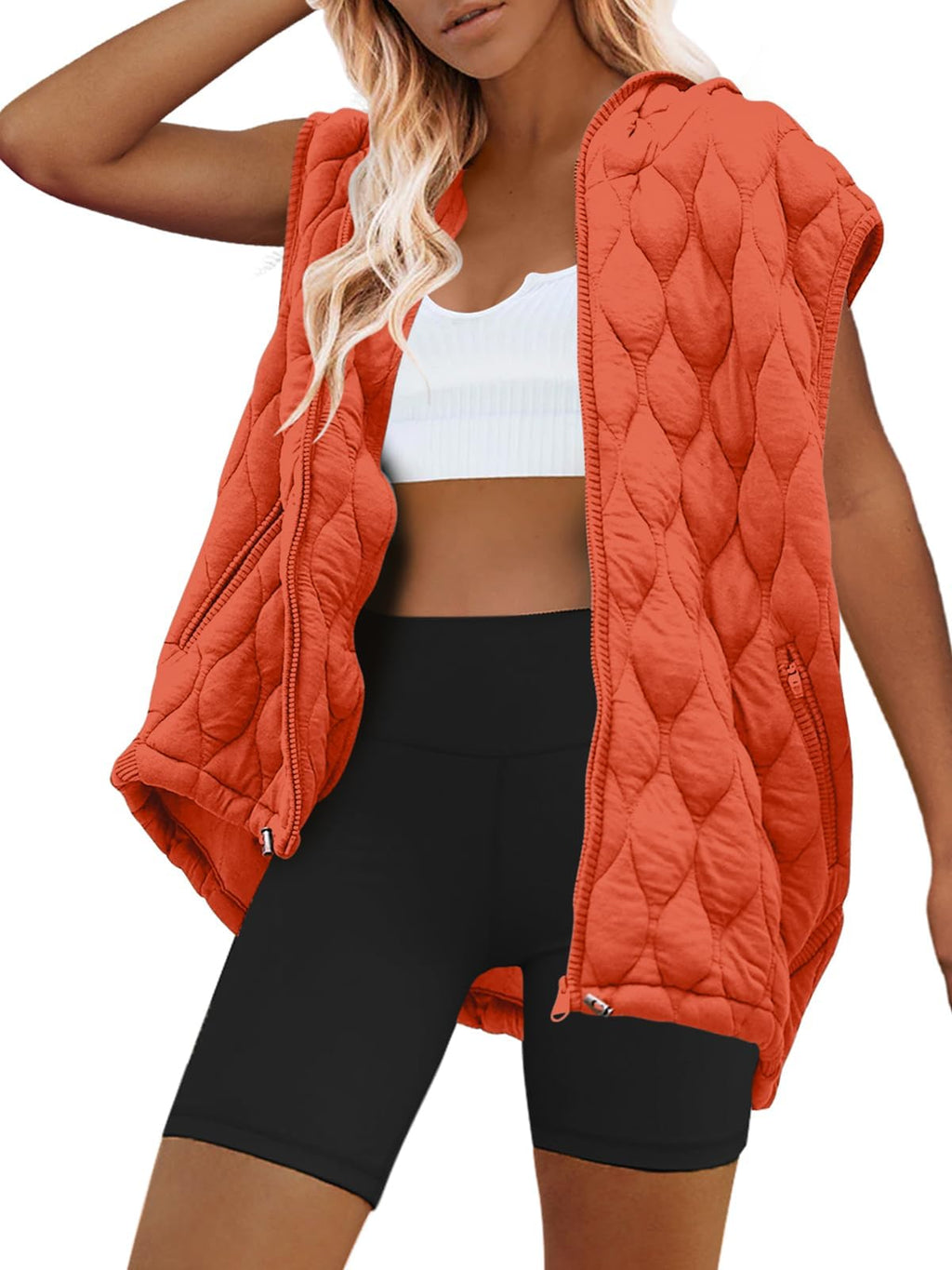 Women's Hooded Quilted Down Puffer Vest (Buy 2 Free Shipping)